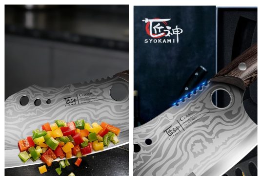 The Multi-Tool of Cleavers: Re-Engineering Versatility with the SYOKAMI 7.7-Inch Dual-Edge Powerhouse
