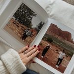 Shutterfly custom hardcover photo book with family vacation images