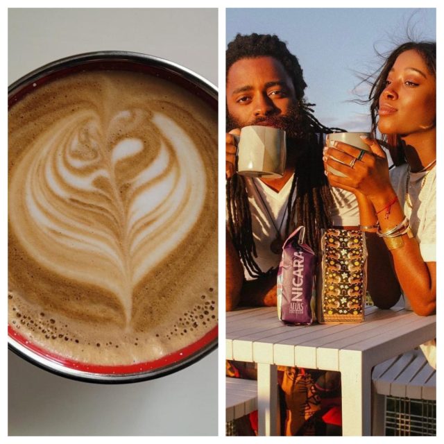 Atlas Coffee Club Review: A World Tour of Single-Origin Coffee Delivered to Your Door Atlas Coffee Club subscription box with freshly roasted single-origin coffee and postcard on a kitchen counter