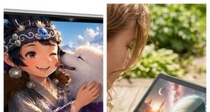PicassoTab Review: The Standalone Drawing Tablet Built for Serious Artists Artist drawing on a PicassoTab Z13 standalone tablet at a bright home studio desk